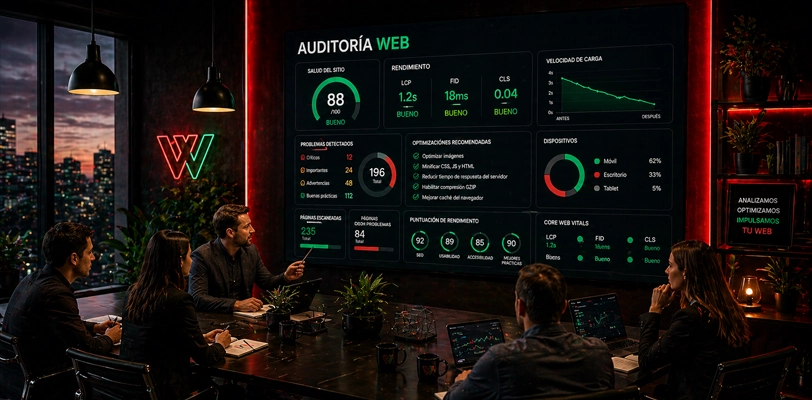 Auditoría web profesional