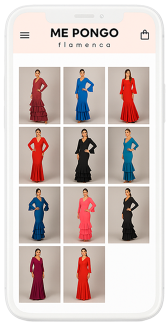 Tienda online de moda flamenca desarrollada por Webtuweb