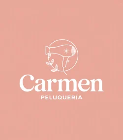 logo de peluquería diseñado para identidad visual